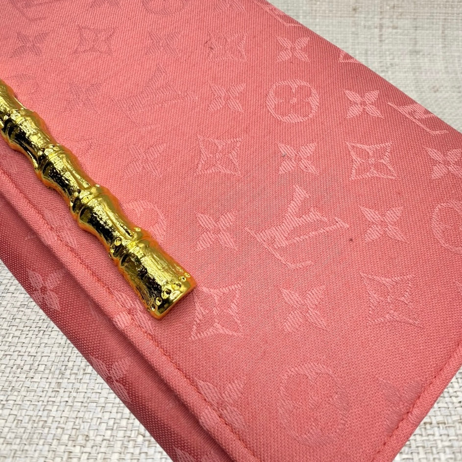 Pink Louis Vuitton Scarf Clutch