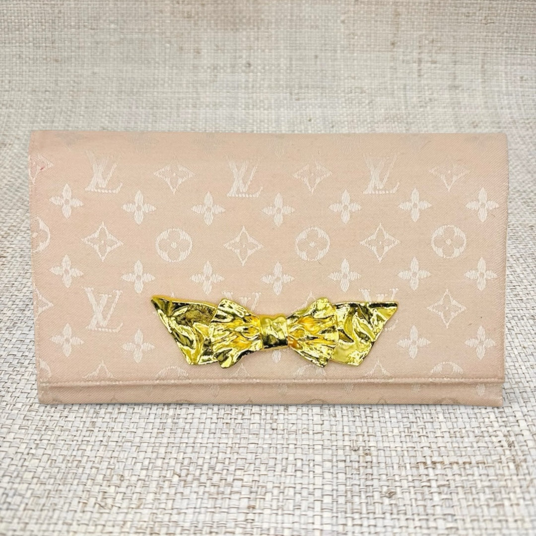 Petal Pink LV Scarf Clutch