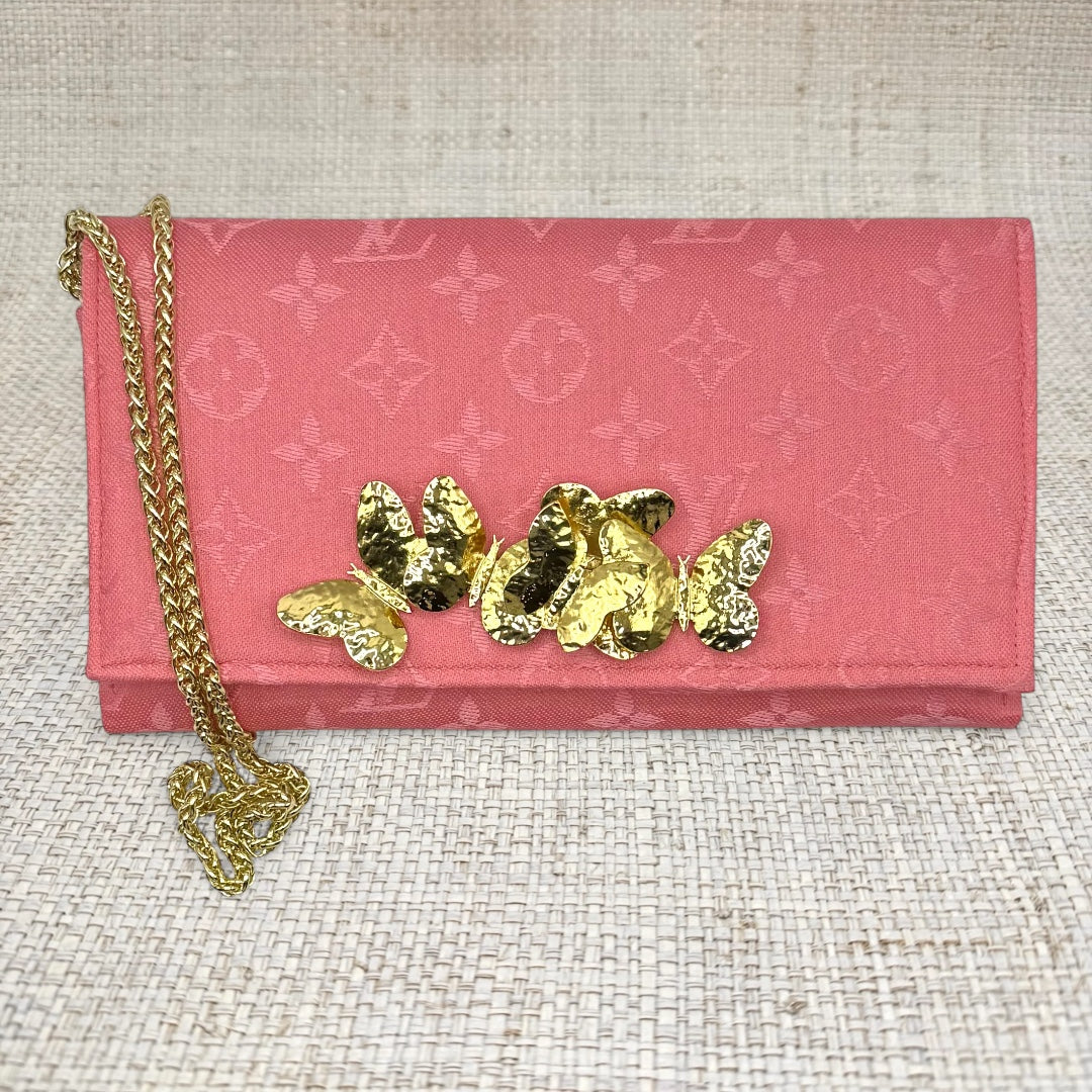 Pink Louis Vuitton Scarf Crossbody