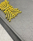 Grey Gucci Scarf Clutch