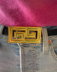 Greek Key Belt Buckle