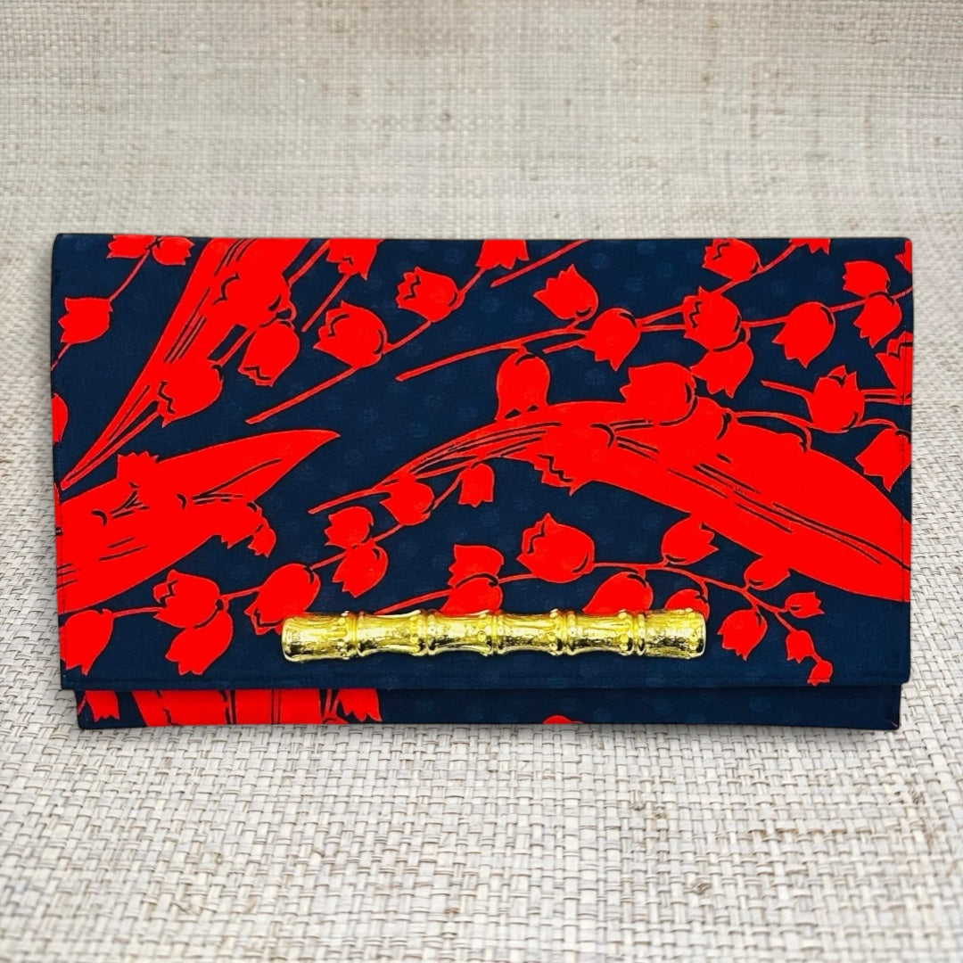 Dior Red Lily of the Valley Scarf Clutch