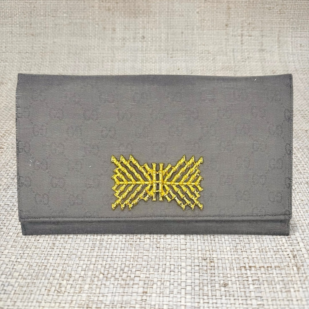 Grey Gucci Scarf Clutch