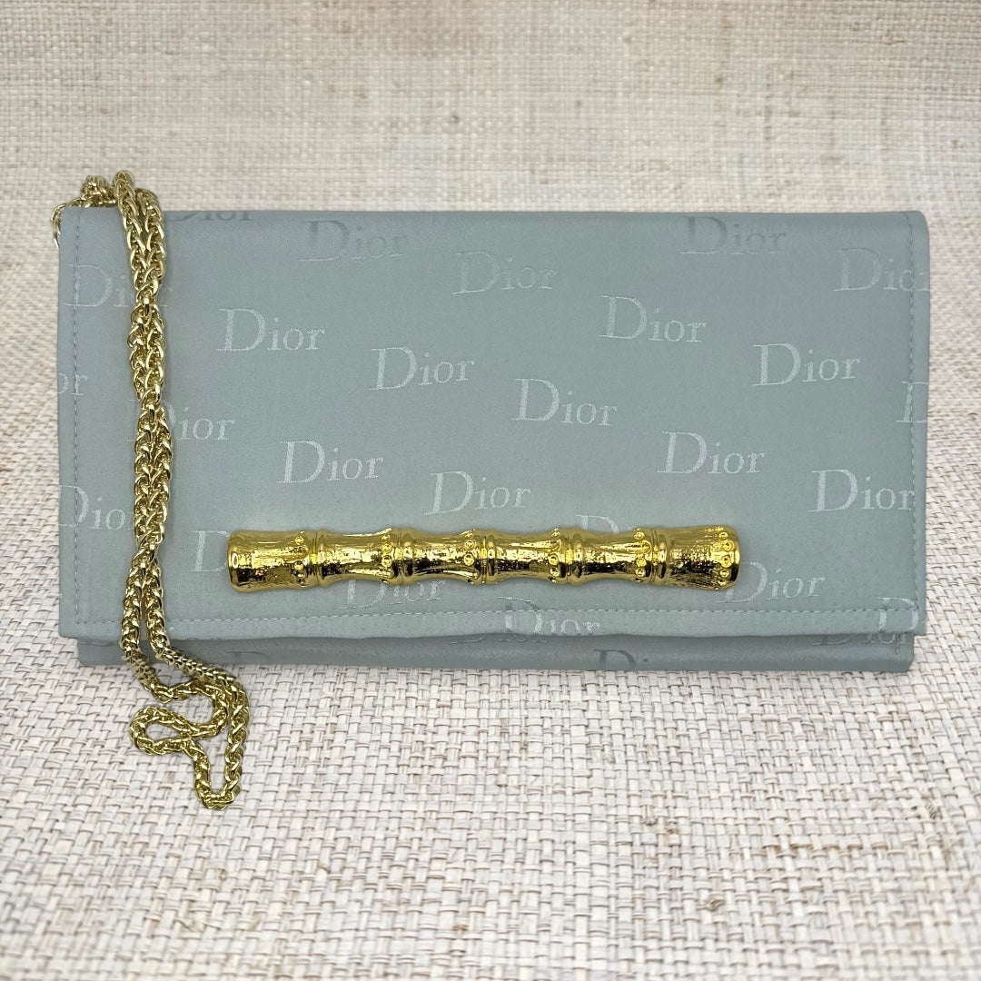 Christian Dior Blue Scarf Crossbody