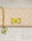 Petal Pink LV Crossbody Scarf Clutch