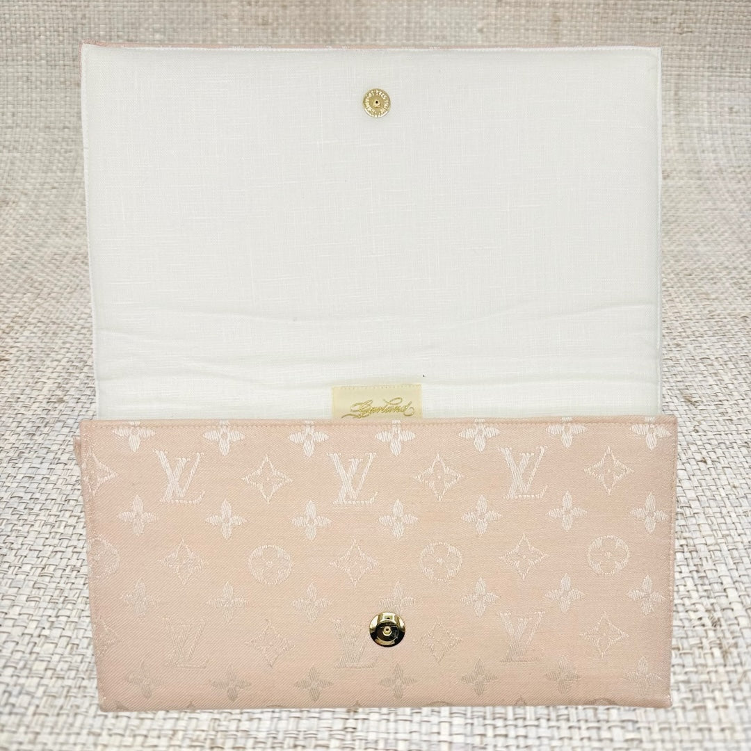 Petal Pink LV Scarf Clutch