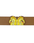 Brown Leather Belt Band