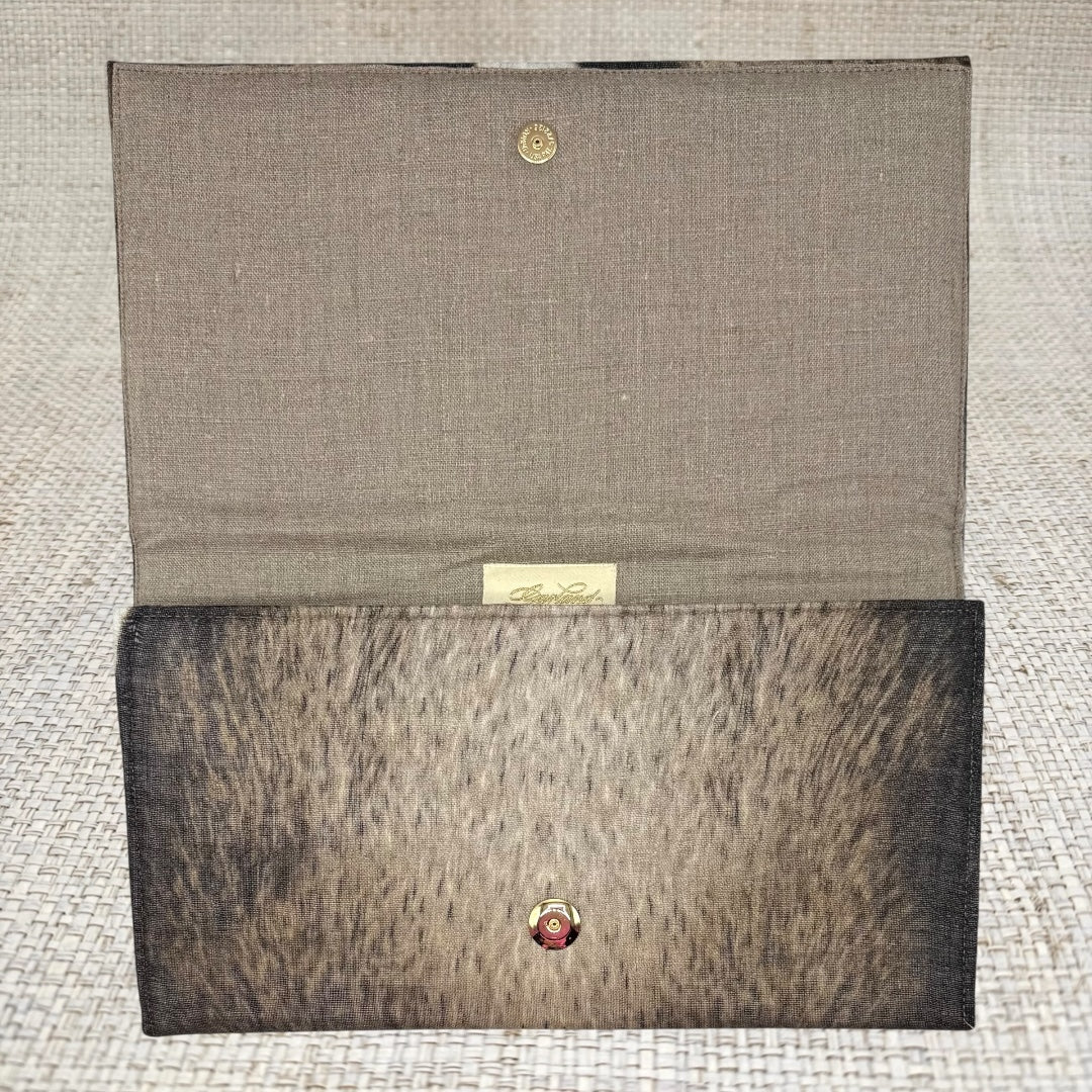 Roberto Cavalli Hide Print Scarf Clutch