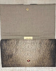Roberto Cavalli Hide Print Scarf Clutch