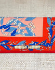 Pink/Reed Dior Lily of the Valley Scarf Clutch 2