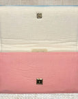 Oscar de la Renta Coral Scarf Crossbody Clutch