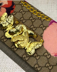 Gucci Pink Floral Crossbody Scarf Clutch III