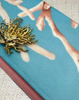 Oscar de la Renta Coral Scarf Clutch
