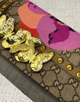 Gucci Pink Floral Crossbody Scarf Clutch II