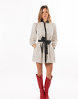 Jana Dress - Black Pinpoints