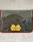 LV Logo Scarf Clear Stadium Bag with Horses