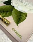 Chanel Floral Logo Scarf Clutch