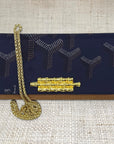 Goyard Navy Crossbody Clutch II