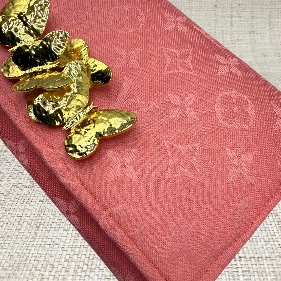 Pink Louis Vuitton Scarf Crossbody