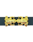 Black Leather Belt Band