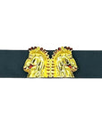 Black Leather Belt Band