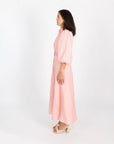Lyla Dress - Pink on Pink Stripe