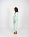 Harper Dress - Blue Buffalo Check