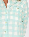 Harper Dress - Blue Buffalo Check