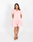 Jana Dress - Pink Stripe
