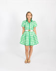 Jana Dress - Green Buffalo Check