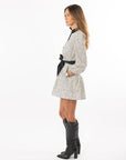 Jana Dress - Black Pinpoints