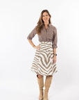 Frances Skirt - Zebra Print