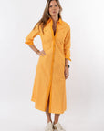 Harper Dress - Orange Stripe