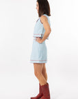 Emmy Set SKIRT ONLY - Blue Gingham/Red