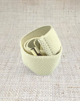 Stretch Band Belt Winter White