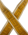 Gold Greek Key Stadium Bag Strap