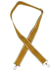 Gold Greek Key Stadium Bag Strap