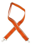 Orange Greek Key Stadium Bag Strap