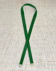 Thin Green Leather Belt