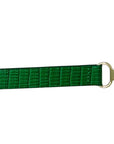 Thin Green Leather Belt