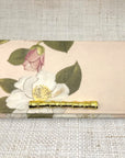 Chanel Pink Floral Scarf Clutch II