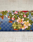 Gucci Navy Floral Scarf Clutch II