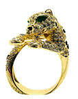 Sparkly Leopard Cocktail Ring