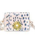 Blue Les Touches Clear Stadium Bag with White Starburst