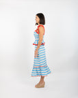 Addie Skirt - Blue Scallop