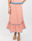 Addie Skirt - Red Stripe