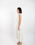 Emmy Skirt (Long) - White Cutout Lace