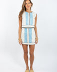 Emmy Skirt (Short) - Leafy Columns