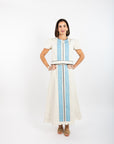 Emmy Skirt (Long) - Leafy Columns