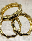 Gold Bamboo Bracelet